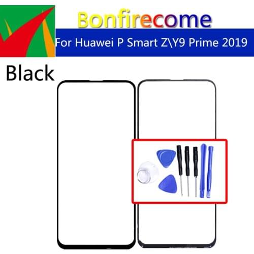 6.59"For Huawei P Smart Z Replacement LCD Front Touch Screen Glass Outer Lens For Y9 Prime (2019) STK-L21 STK-L22 STK-LX3