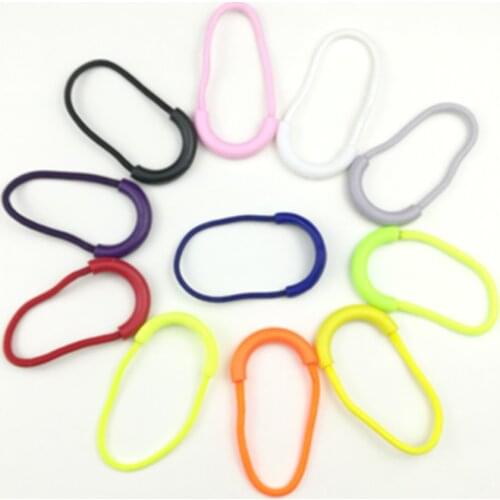 11pcs U Shape Colorful Silicone Rubber Zipper Pull Ropes Zip Puller Fastener Backpack Luggage For DIY Clothing Accessories