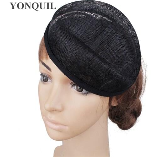 17 CM Size Fascinator Base For Women Wedding DIY Hair Accessories Linen Fascinators Hats Base Formal Dress Party Fedora Caps