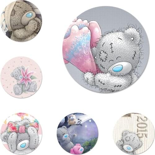 58mm Tatty Teddy bear cute Icons Pins Badge Decoration Brooches Metal Badges For Backpack Decoration