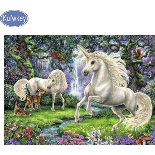 Animal unicorn 5D Square/round Diamond Embroidery Full Mosaic pattern diy Diamond Painting mosaic Kit Diamond Picture wall art