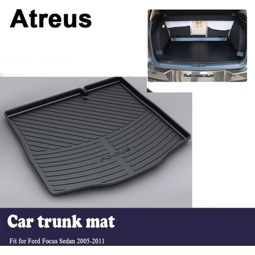 Atreus Car Trunk Cargo Floor Liner Tray Mat Cover Protection Blanket For Ford Focus Sedan 2005 2006 2007 2008 2009 2010 2011