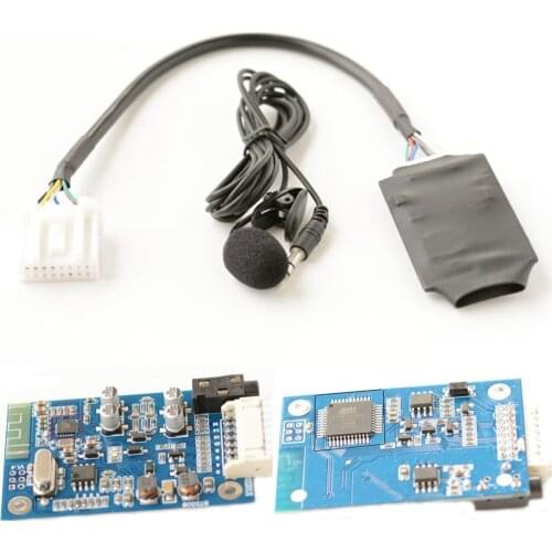 Car Bluetooth AUX Adapter Microphone Handsfree for Mazda M2 M6 Bluetooth wireless music disc box Support steering wheel control