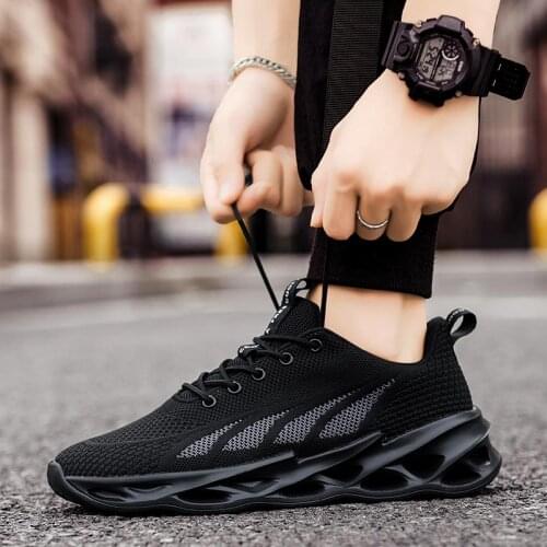 Big Size Summer Height Mens Sport Shoes Running Man Black Sneakers Man Sports Shoes for Men Deporte Toning Athletic Boty E-846