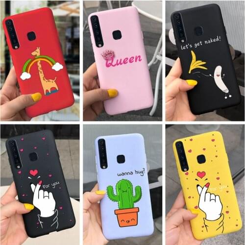 Case For Samsung Galaxy A9 2018 Coque Cute Cartoon SM-A920F Soft Silicone Phone Case For Samsung A9 A 9 2018 A920F Fundas Covers