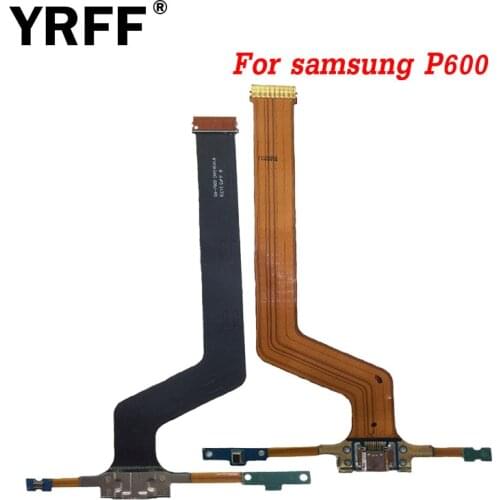 A+++ Microphone Dock Connector USB Charging Port Flex Cable For Samsung Galaxy Note 10.1 2014 Edition P600 P605 P601 Replacement