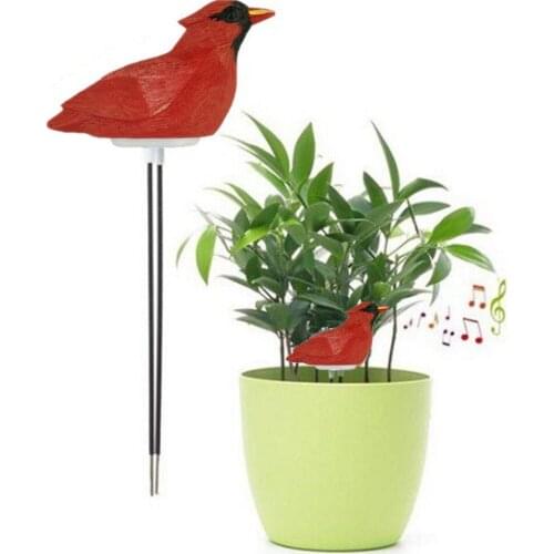 Hot Resin Birds Soil Moisture Meter Monitor Temperature Plant Moisture Tester Sensor for Indoor Bonsai Gardening Plants Farming
