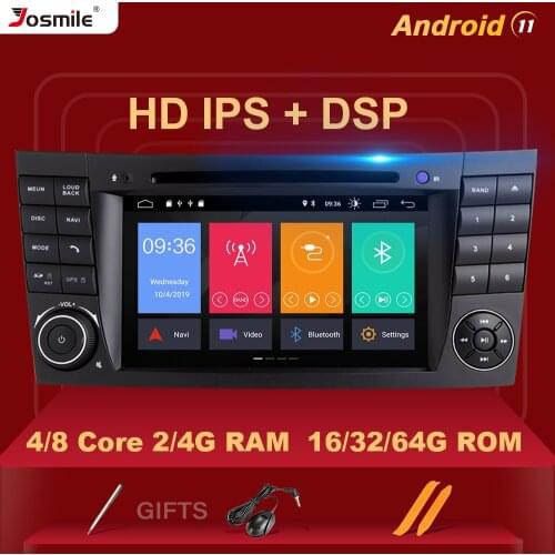 ISP DSP 4GB RAM Android 10.0 Car DVD Multimedia For Mercedes Benz E-class W211 E200 E220 E300 E350 E240 E280 CLS CLASS W219 GPS