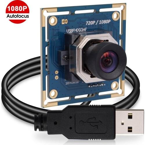 ELP 2mp full hd autofocus camera 1920 x 1080 CMOS OV2710 MJPEG or YUY2 cctv camera board with 100 degree no distortion lens