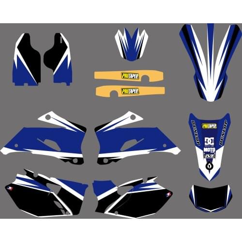 TEAM GRAPHICS & BACKGROUNDS DECALS STICKERS Kits Fits For Yamaha WR250F 2007-2013 WR450F 2007- 2011 WRF 250 450 WR 250F 450F