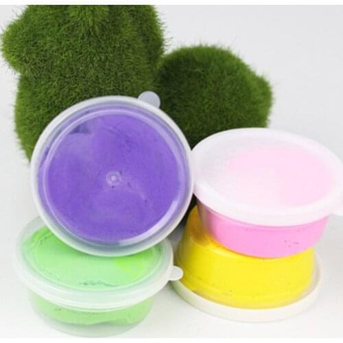 6x5x2.6cm Slime Storage Container Foam Ball Storage Box Case Jars Pots With Lids For Plasticine Soft Clay Organizer 2018