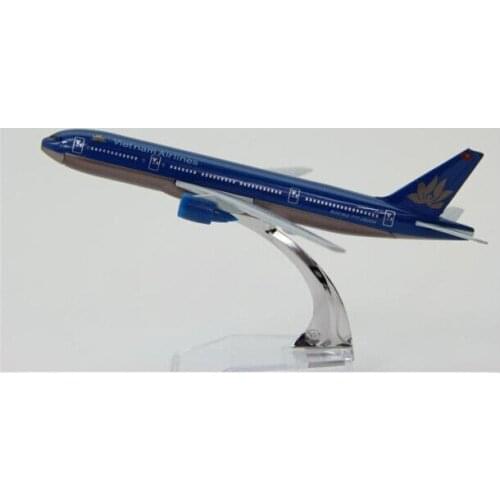20CM plane model B777 Vietnam Airlines aircraft B777 Metal simulation airplane model for kid Children toys Christmas gift