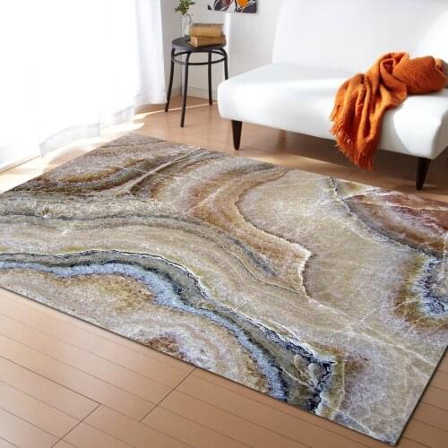 Marble Pattern Nature Carpets for Bed Room Modern Home Floor Large Rug Home Entrance Doormat