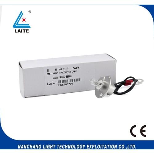Mindray JM12V20W new version halogen lamp BS-200 220 320 380 400 420 800 820 12V 20W bulb free shipping-5pcs