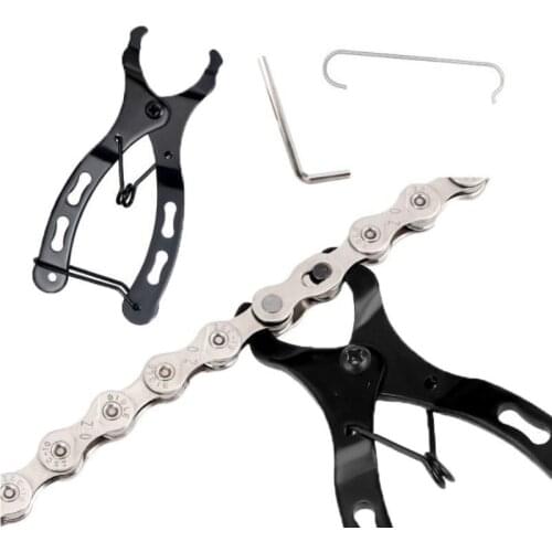 Bicycle Chain Buckle Pliers Bicycle Chain Quick Release Buckle Disassembly Installation Wrench Tool Bicycle Repair Tools
