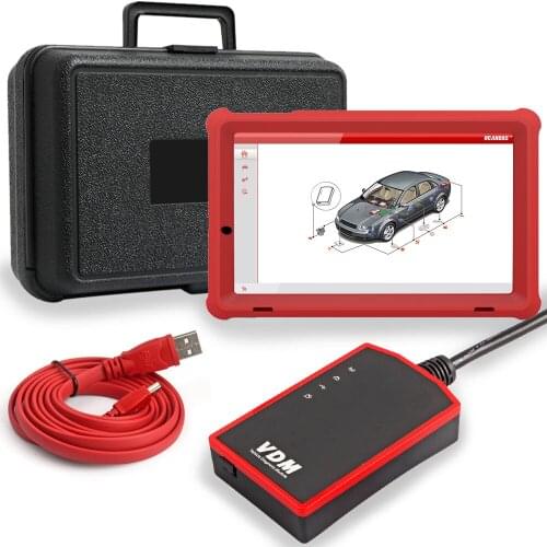 UCANDAS VDM V4.1 OBD2 Professional Automotive Scanner TPMS SRS SAS Oil Reset Full System ODB2 OBDII Diagnostic Tool Free Update