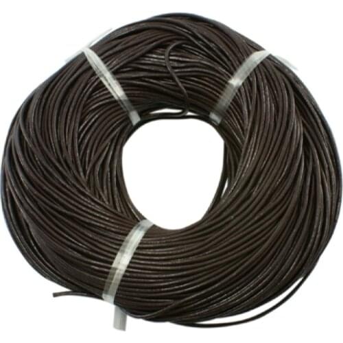 About 100m/Bundle Cowhide Leather Cords 4mm Thick For DIY Jewelry Bracelet Necklace making Accessories
