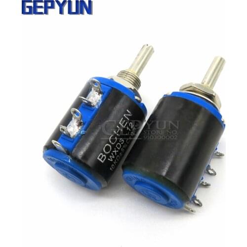 WXD3-12 series WXD3-12 1W 1K 2K2 3K3 4K7 10K Ohm 100R 220R 470R 2.2K 3.3K 4.7K WXD3-12 1W Wirewound Potentiometer Gepyun