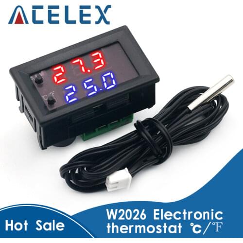 ZFX-W2062 Microcomputer Digital Electronic Thermostat Fahrenheit Instantaneous Conversion Adjustable Thermostat