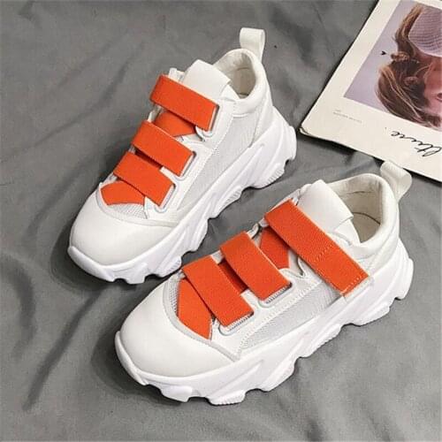 Sneakers Women Wedge Yellow Sneakers 2019 Casual Sport Shoes Woman Sneakers Trainers Women Baskets Chaussures Femme