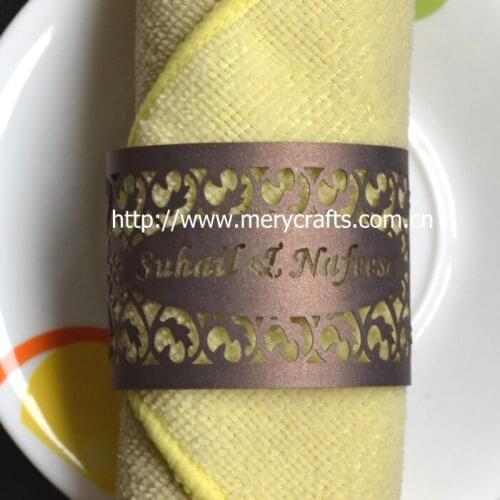 250pcs/lot bulk wholesale napkin ring for weddings , wedding paper napkin rings