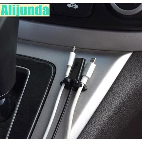 8 pieces/carriage cable clip USB cable clip for Kia Rio K2 K3 K5 K4 Cerato Hyundai ix35 iX45 iX25 i20 i30 Chevrolet Cruze TRAX