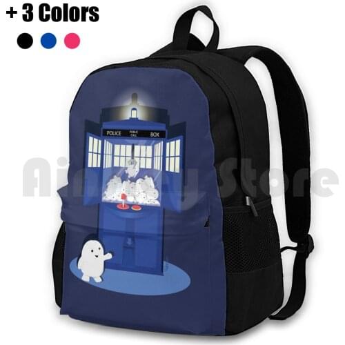 Adipose Claw Machine Outdoor Hiking Backpack Waterproof Camping Travel Who Adipose Whovians Geek Nerd Scii Fi Games Mushup