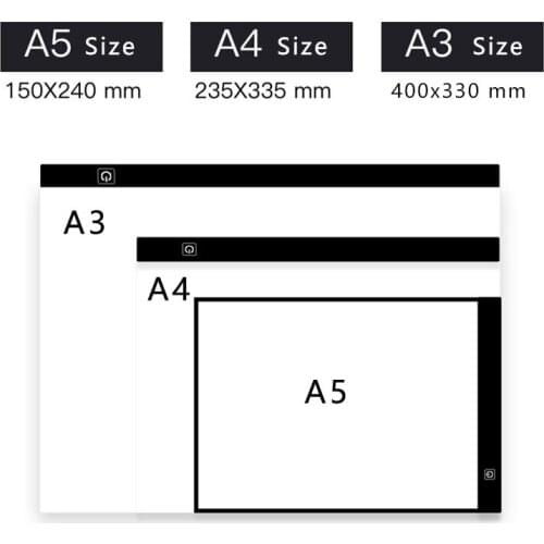 Diamond Painting Accessories a3 Led Light Pad Board for Diamond Embroidery Tool A3/A4/A5 Led Lamp USB Powered
