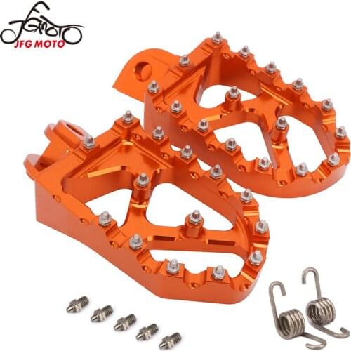 For KTM 125 200 250 300 350 400 450 525 530 EXC EXC-F EXCF SX SXF XC XCF XCW Motorcycle CNC Footrest Footpeg Foot Pegs