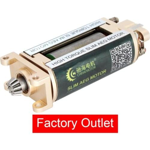 Chihai Motor CHF-665WA DC11.1V 28000RPM N38 Nd-Fe-B High Torque Short Shaft Realistic Series Slim Motor For Airsoft AEGs