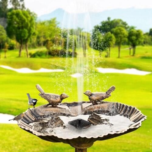 HOT Solar Power Water Fountain Pump Solar Fontein Bird Fountain Water Floating Fountain Pond Garden Patio Decor Lawn Decor
