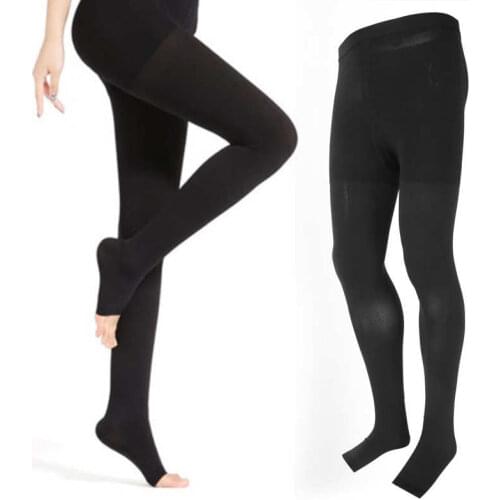 Medical Compression Stockings Pantyhose Women High Elastic Varicose Veins Pantyhose Open Toe Orthopedic Brace Pants Pain Relief