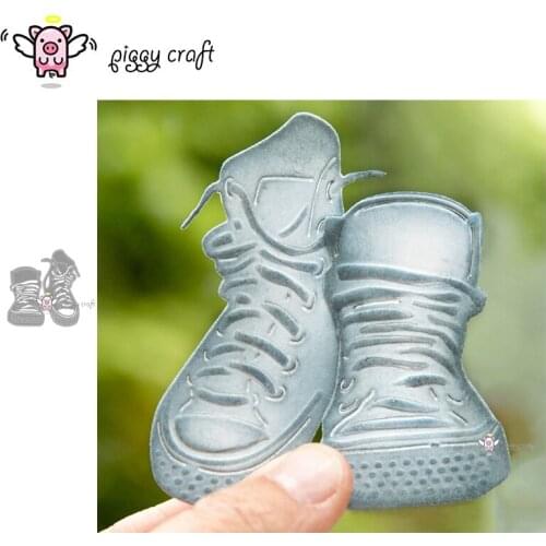 Piggy Craft metal cutting dies cut die mold Canvas shoes decoration Scrapbook paper craft knife mould blade punch stencils dies