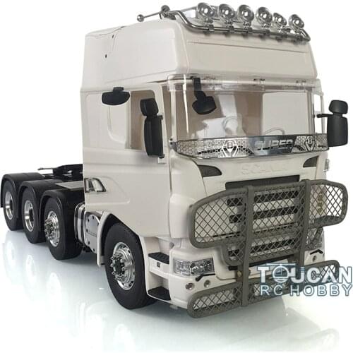 1/14 LESU Metal 6*6 Chassis Hercul Sca Cab Tractor Truck Roof Light Bumper THZH0970-SMT3