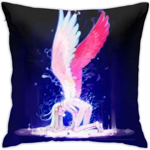 Angel Devil Eyes Top Bed Cushion Cover Home Couch Decorative Angel wings Sofa Pillow Case Car Pillow Case