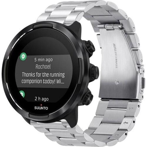 New Stainless Steel Watchband Bracelet Strap for SUUNTO 9/ Suunto 9 Brao /Suunto D5/ Suunto spartan Sport Wrist HR Baro