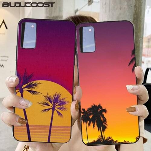 Retro palm trees Phone Case for Samsung S6 S7 edge S8 S9 S20 S21 S30plus ultra S21/S30 S10-5G lite 2020 S10E