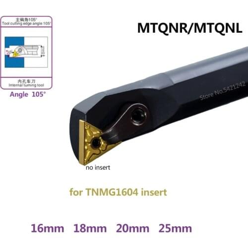 1PC S16Q S18Q S20R S25S MTQNR16 MTQNL16 CNC Lathe Cutting Tools MTQNR Bar Internal Turning Tool Holder for TNMG Carbide Inserts