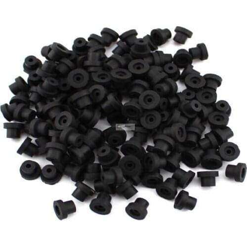100pcs Tattoo Machine Rubber Nipple Half Grommets piston pin Needle mat pad cushion