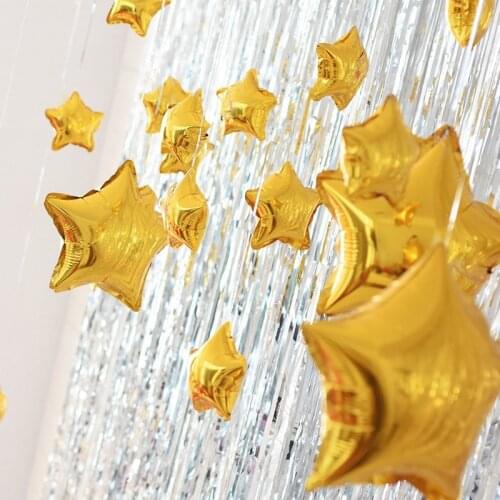 1pcs 18inch Pure Color Star Foil Balloons Wedding Birthday Party Decoration Foil Balloons Home Party DIY Girl And Boy Toys