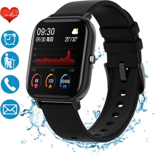 New Intelligent Multifunction Electronic Watches Women Sports Running Monitoring Men Full Touch Fitness Tracker