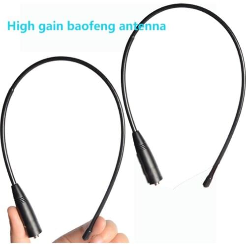 High gain 2pcs 20w baofeng antenna cb radio walkie talkie antenna SMA-Female VHF UHF Dual Band baofeng uv-82 uv-9r plus uv-5r