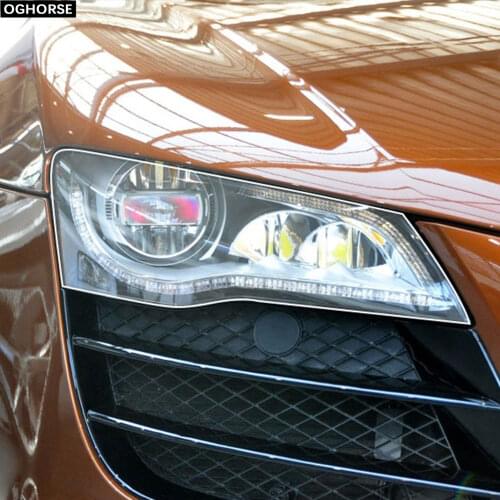 2PCS Car Headlight Self Healing Protective Film Vinyl Protection Transparent TPU Decal Sticker for Audi R8 42 4S 2006-Present