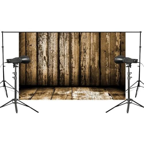 150x220cm Retro wooden wall Photography background Mud Yellow Foldable Studio Background backdrop