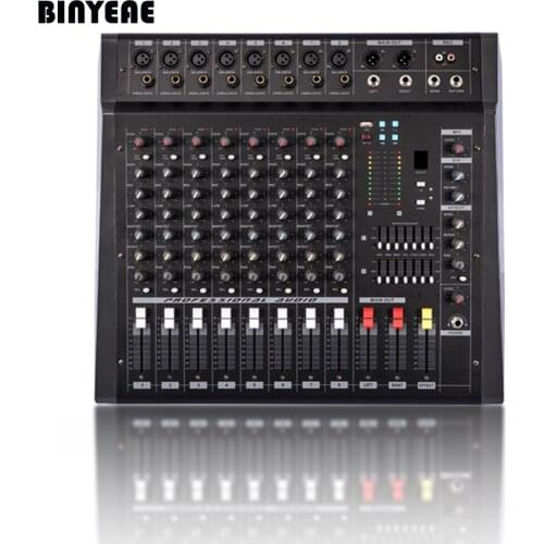 8 Channel Powered Mixer 700W Amplifier PMX806D for Stage Performance