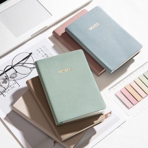 A6 PU Diary Journal Notebooks Blank/Line Paper Notebook Planner Agenda 2021 2022 Notes Book School Office 365 Stationery