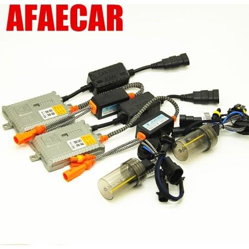 AFAECAR high quality well fit canbus xenon h11 h7 9005 9006 h4 h3 h1 car 5500K xenon hid headlight 55w