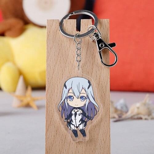 Anime peripheral no heartbeat girl acrylic key chain princess hongxia transparent widget