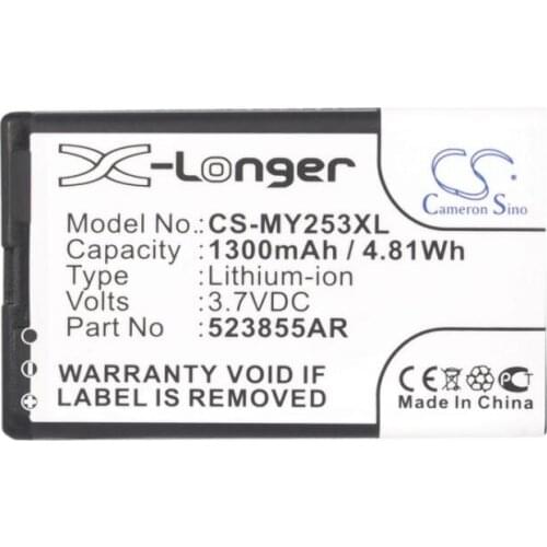 Cameron Sino 1300mAh battery for SAGEM 253491226 Alium P/N 523855AR Mobile, SmartPhone Battery
