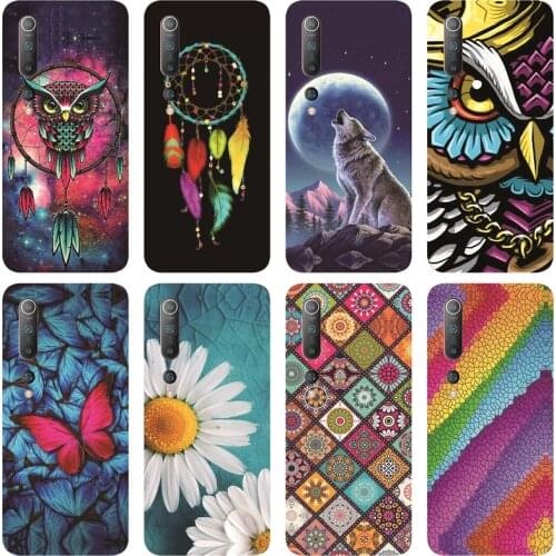 For Xiaomi Mi 10 Case Soft TPU Phone Cover For Xiaomi Mi 10 Pro Mi10 Silicon Shell Bumper Etui 6.67" Cat Tiger Fower Butterfly